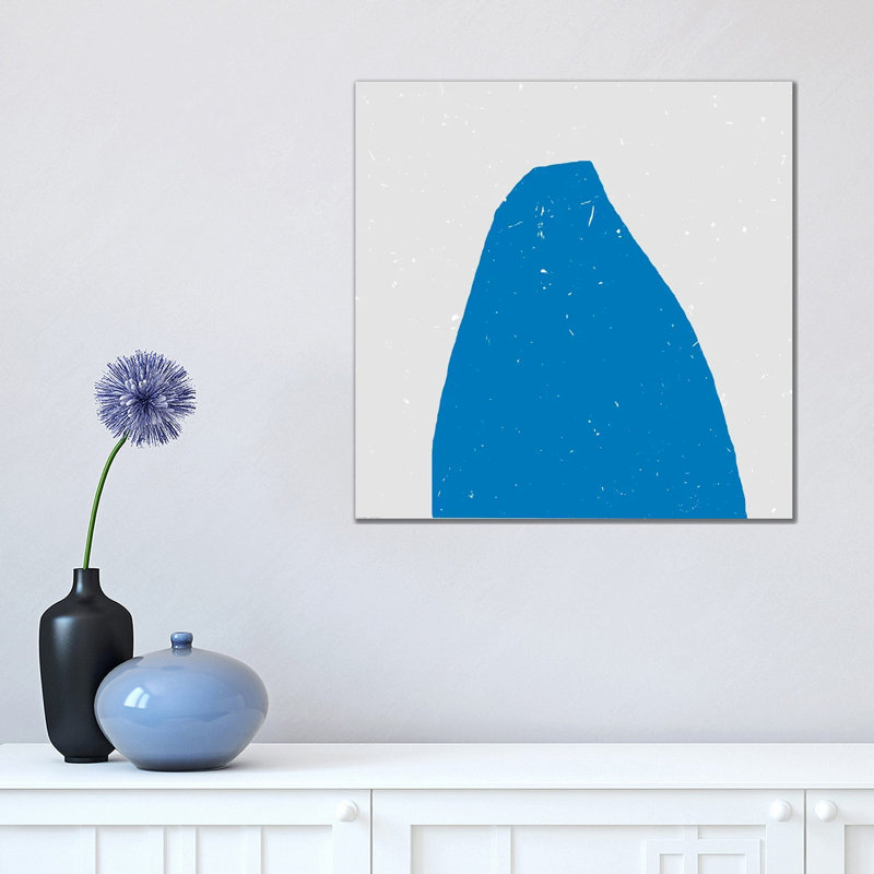 Blue Vessel 1 Piece Wrapped Canvas Painting, 45.72 cm H x 45.72 cm W