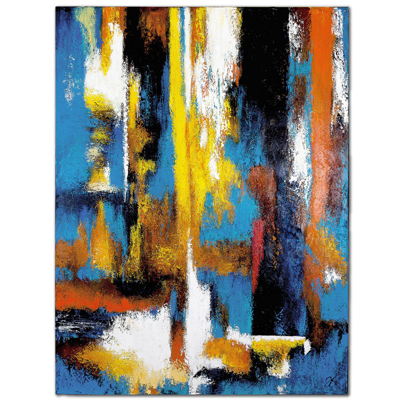 Abstraction - Wrapped Canvas Painting
