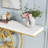 55" Faux Marble Console Table