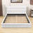 Queen Wooden Upholstered Platform Bed with Headboard-1912321859