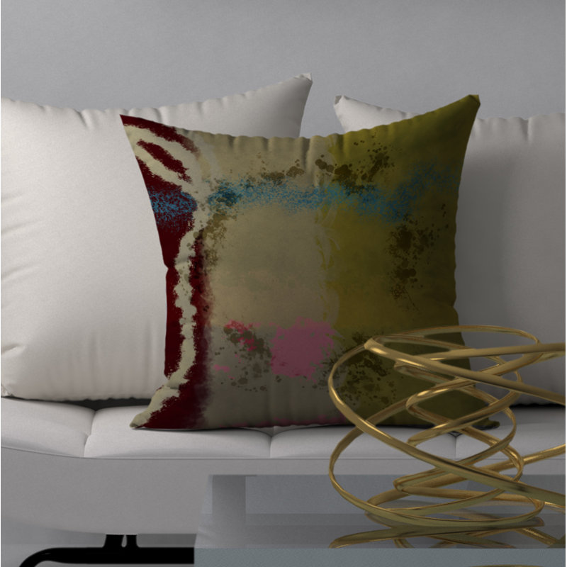 Housse de coussin carrée énergique Lucky, H 18 po x l 18 po