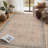 Abastos Oriental Performance Brick Red Machine Washable Area Rug-1198455940-1172035527