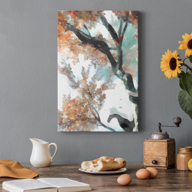 Autumn Tree Abstract Canvas Wall Art