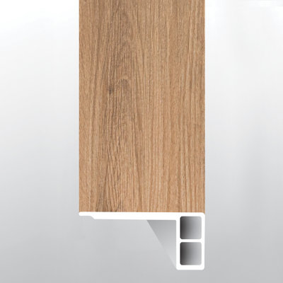 Profilé de finition pour plancher de vinyle de luxe Nordic Nature, 3,15 cm (H) x 244 cm (L) x 7,1 cm (l), grand nez de marche affleurant à bord arrondi