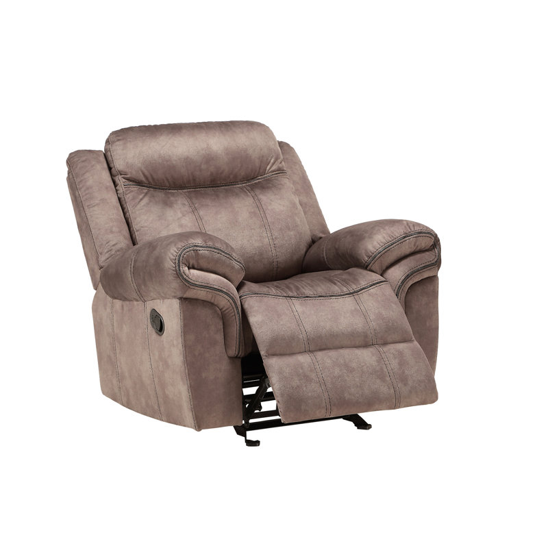 Fauteuil inclinable Zubaida, Velours chocolat