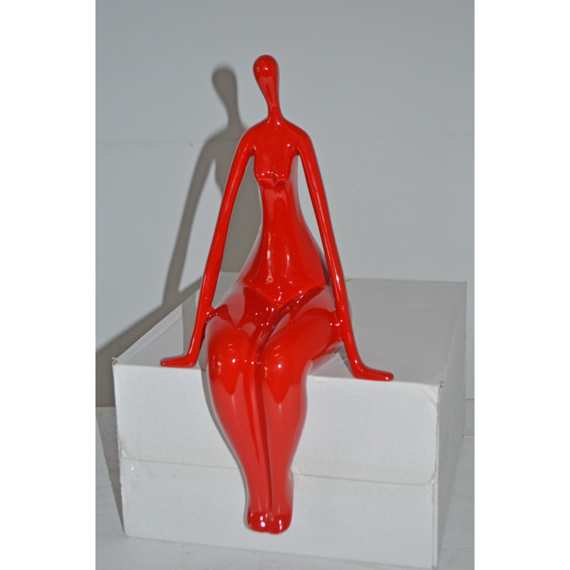 Figurine d'art moderne Anan, Rouge
