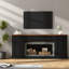 Meuble télé et centre de divertissement spacieux, console de ferme en MDF pour la maison