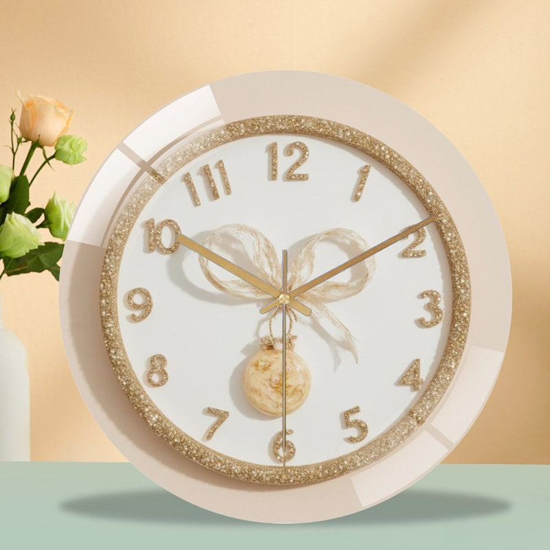 Horloge murale 12 po Glitter