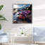 Étoile de mer corail sur la plage, photo 3 - Art mural plage-2035634964-2035634961