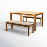 Seras Teak Wood 4-Person Dining Set