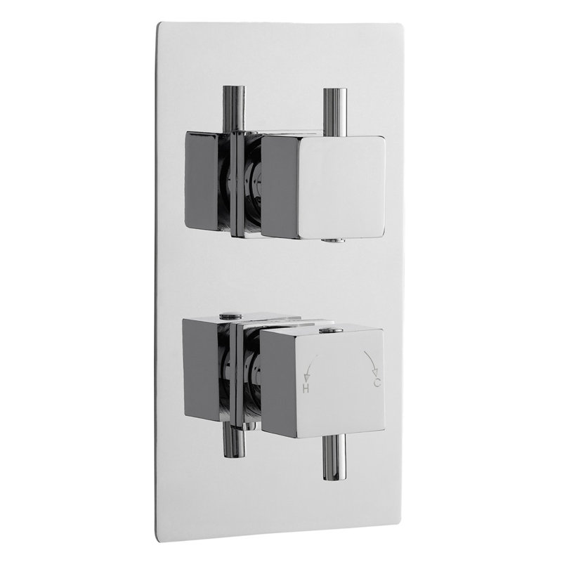 Double Concealed Diverter Shower Valve