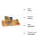 Freestanding Bamboo Spice Rack with Adjustable Racks-96230825