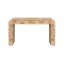 Brea 54'' Writing Desk – Curved Toasted Burl Wood, Modern Sculptural Design-1176977349