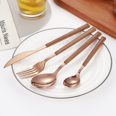 Millwood Pines Withyditch Stainless Steel Flatware Set - Service for 6