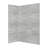 Misty 60 in. x 80 in. Grey Corner Shower Wall Panels
