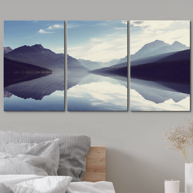 Ciel, nature, paysage montagneux, nature, paysage montagneux, Toile tendue, H 24 po x l 48 po