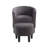 Anges Upholstered Barrel Chair with Ottoman-56593319