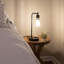 Lampe de table en métal Minakumari - Lampe de table industrielle avec ports de charge USB et contrôle tactile-228314470