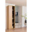 ZUMA HIGH CABINET 67CM OAK TRANSPARANT [fsc]