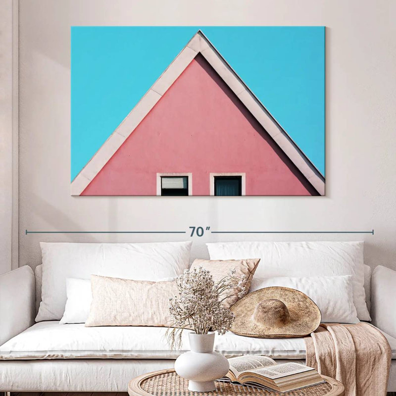 Lilie superbe bâtiment rose, H 34 po x l 51 po