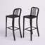 Commercial Grade Metal Indoor-Outdoor Stool with Vertical Slat Back-1056393360-1056393366