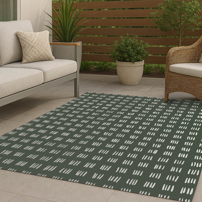 Tapis d'extérieur antidérapant Dash, Rectangulaire 8 pi x 10 pi