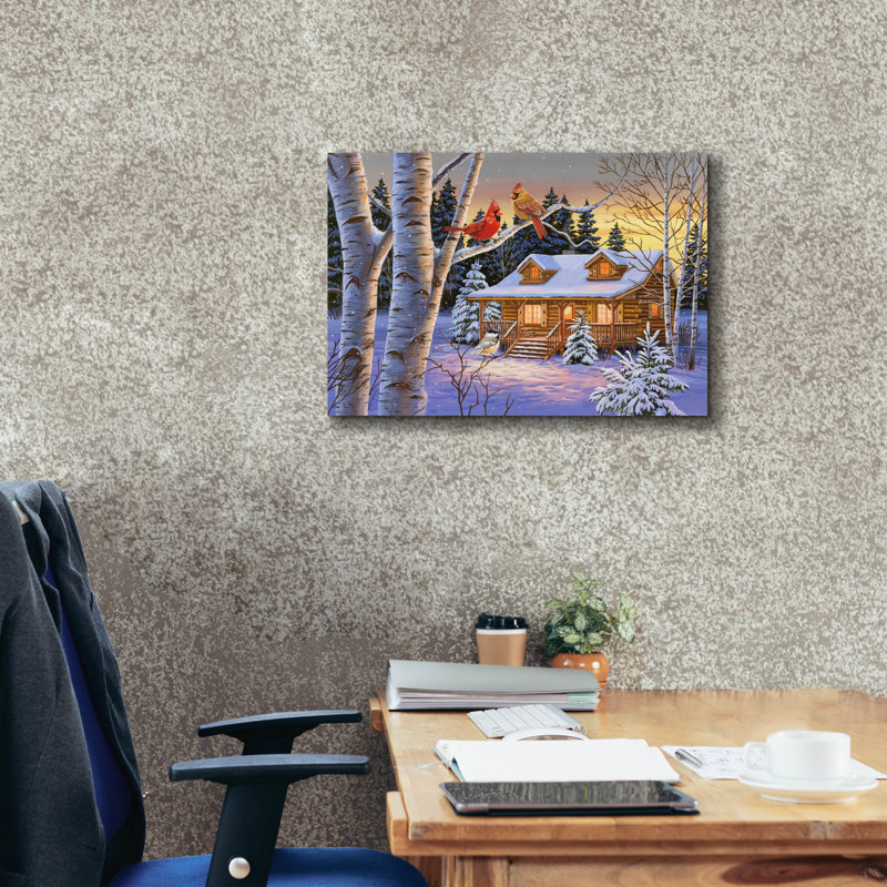 «Rustic Retreat» par William Vanderdasson, H 18 po x l 26 po x P 0,75 po