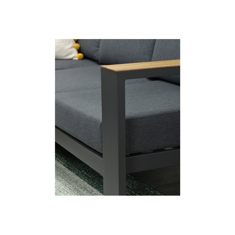 Eugie Aluminium Sofa Set with Cushions