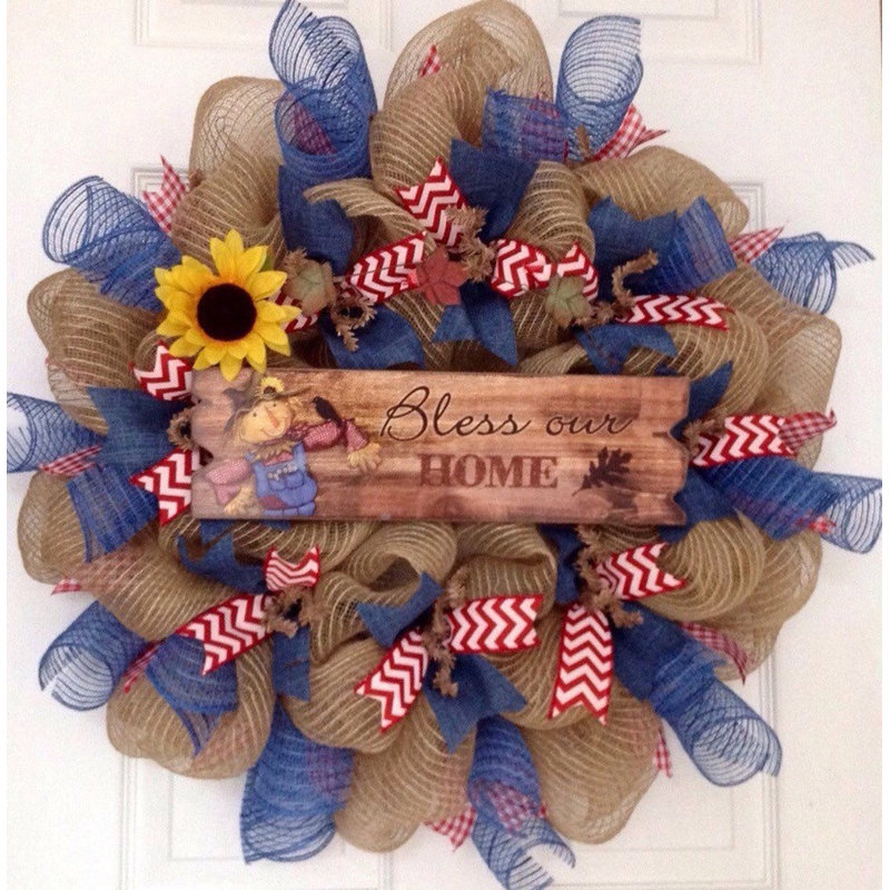 Handcrafted Faux 24'' Wreath