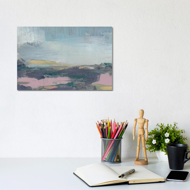 Pretty Horizon I by Jennifer Goldberger - Wrapped Canvas Painting, 20.32 cm H x 30.48 cm W