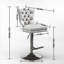 Tabouret de bar rotatif à hauteur ajustable Kashonda-939337715