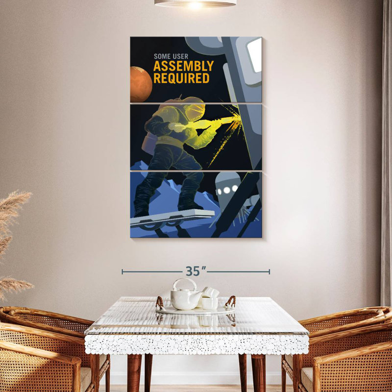 Oberle Mars Explorers Wanted Poster I, 65" H x 42" W