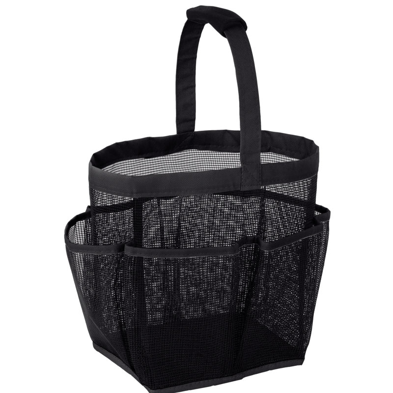 Chariot de douche portatif Shelby, Noir, H 15,75 po x l 7,87 po x P 13,78 po