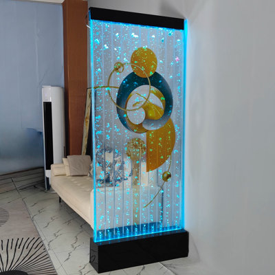 Acrylic Wall Base Fountain with Lights