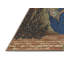 Tapis bleu / brun-1956899230