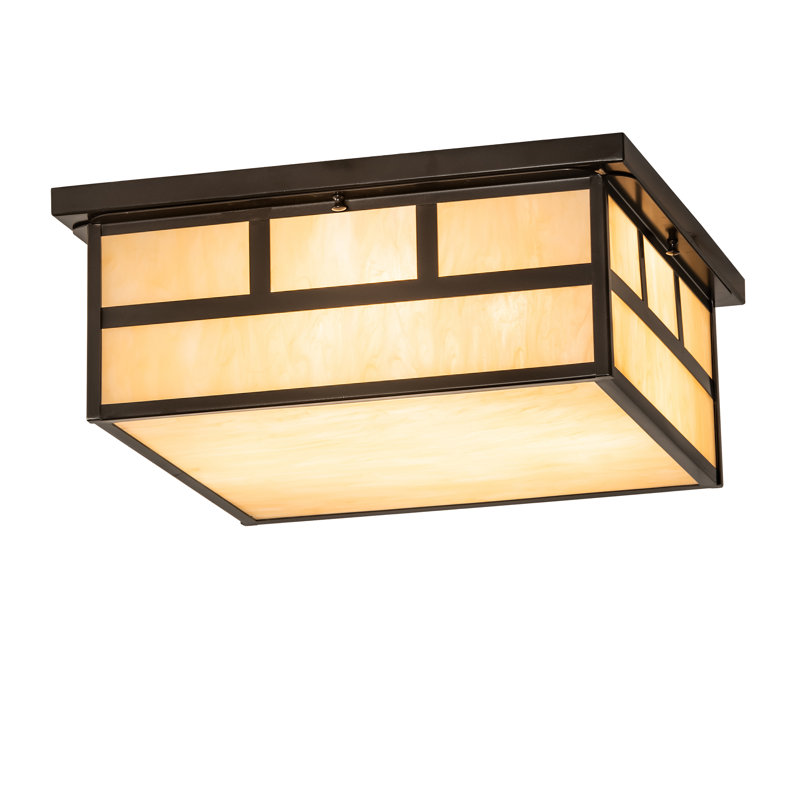 Rustic Lodge Idalight Flush Mount