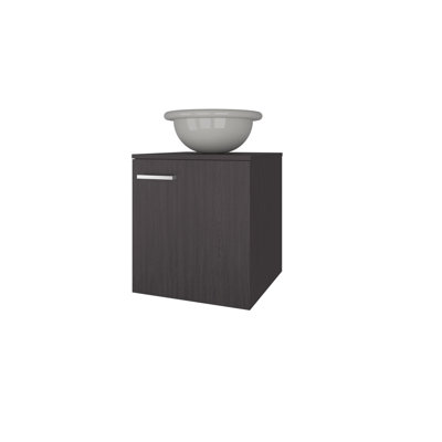 Meuble-lavabo de salle de bain H26 "avec lavabo et 1 porte