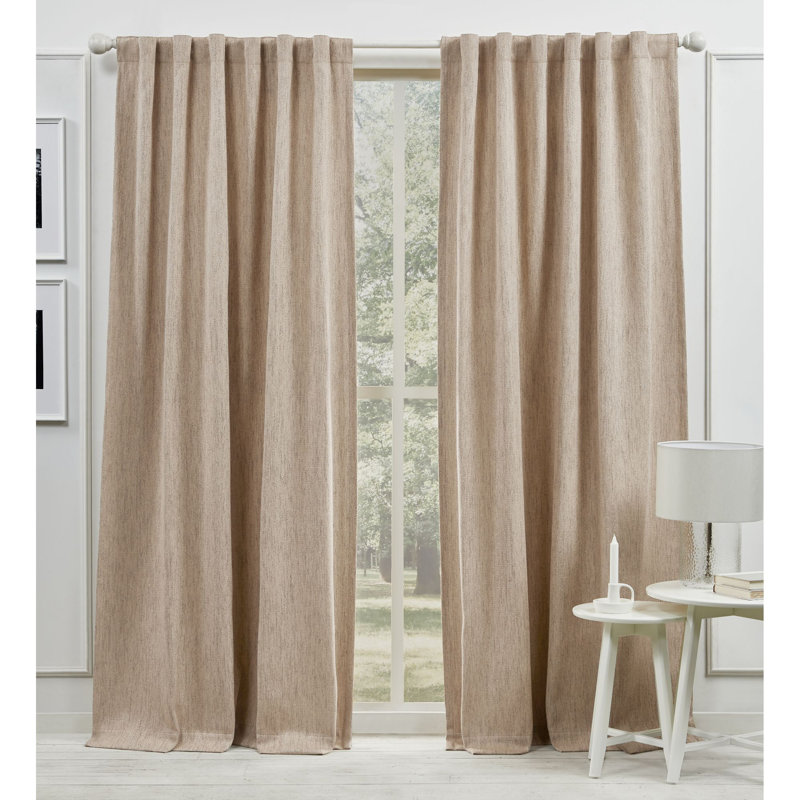 Lauren Ralph Lauren Room Darkening Curtain Single Panel, Silver, 50" x 84"