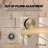 Serienty 56-60"W x 76'' H Single Sliding Frameless Shower Door with 3/8" (10mm) Clear Glass in Brushed Bronze-136279028-136430111