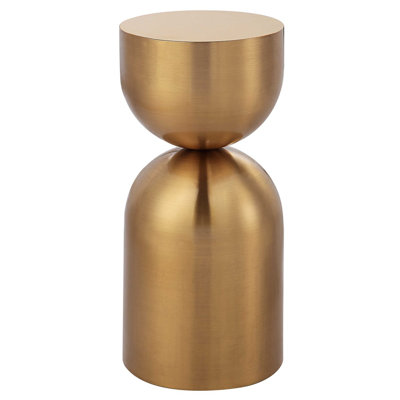 Kutsal Stainless Steel Top End Table