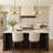 Raventon Home 4-Light Industrial Brass Pendant Light