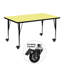 Table d'activité rectangulaire en stratifié Goddard Mobile l 24 po x L 48 po-40433203-12526313