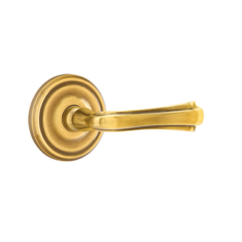 Wembley Double Dummy Door Lever, Right, French Antique Brass
