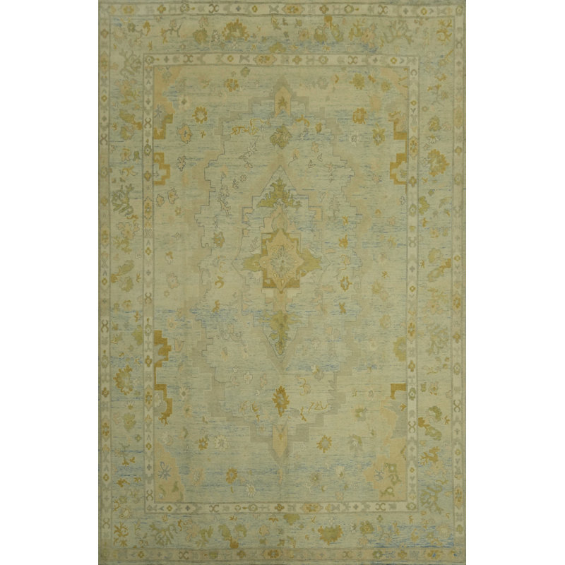 Tapis turc Oushak fait à la main 10 x 13