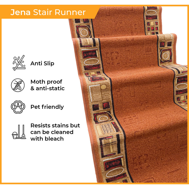 Stair Runner Almendarez Indoor Area Rug, Runner 690cm x 100cm