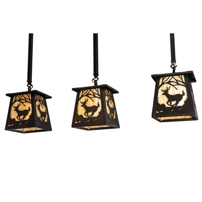 Deer At Dawn 3 - Light Pendant