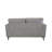 Light Gray Linen Loveseat