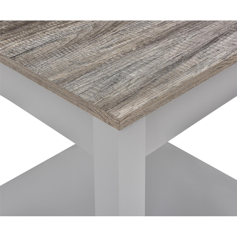 Aaron End Table, Grey