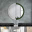 Huldar Glass Flat Wall Mirror