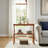 Solid Wood 2-Tier Sofa Side Table with Storage-1583955767